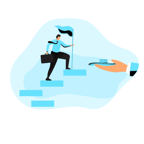 キャリアサポートのイラスト